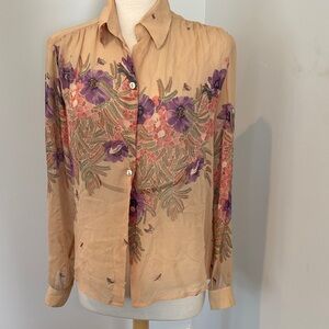 Floral Print Women's Top